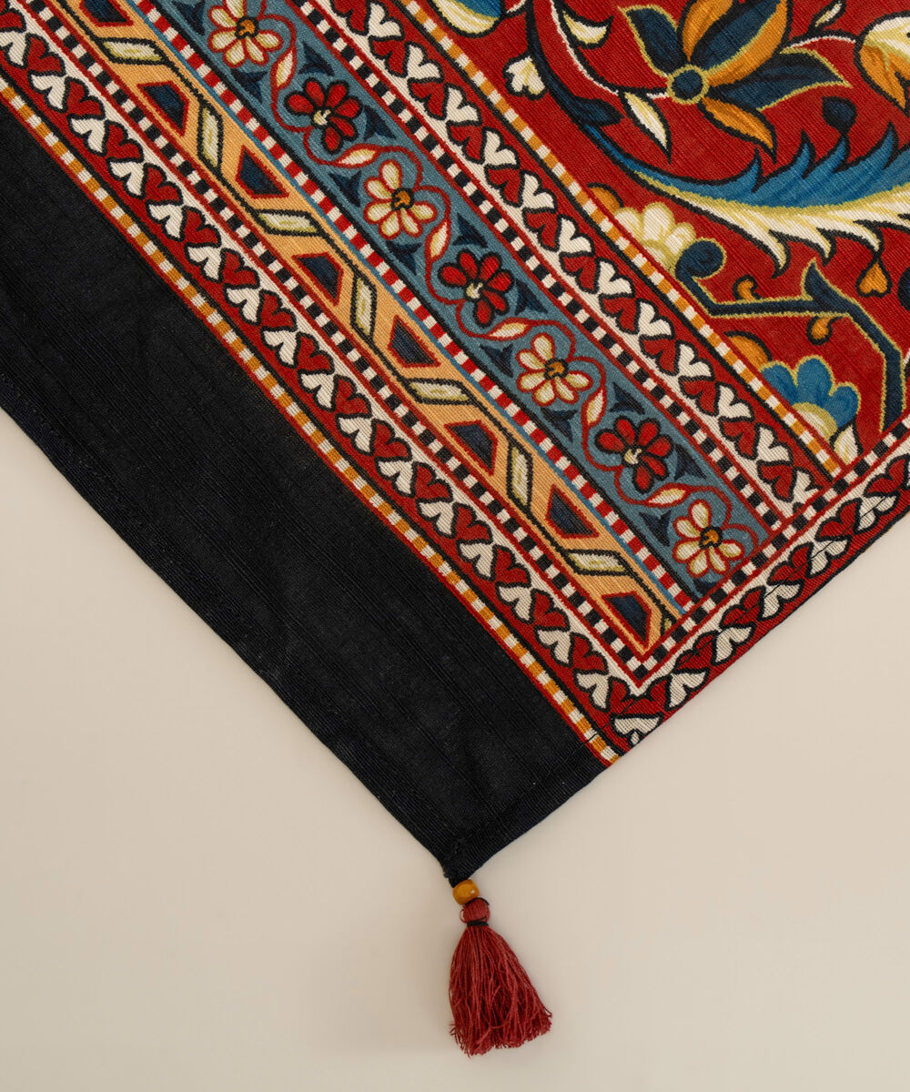Cotton Printed Black Dupatta