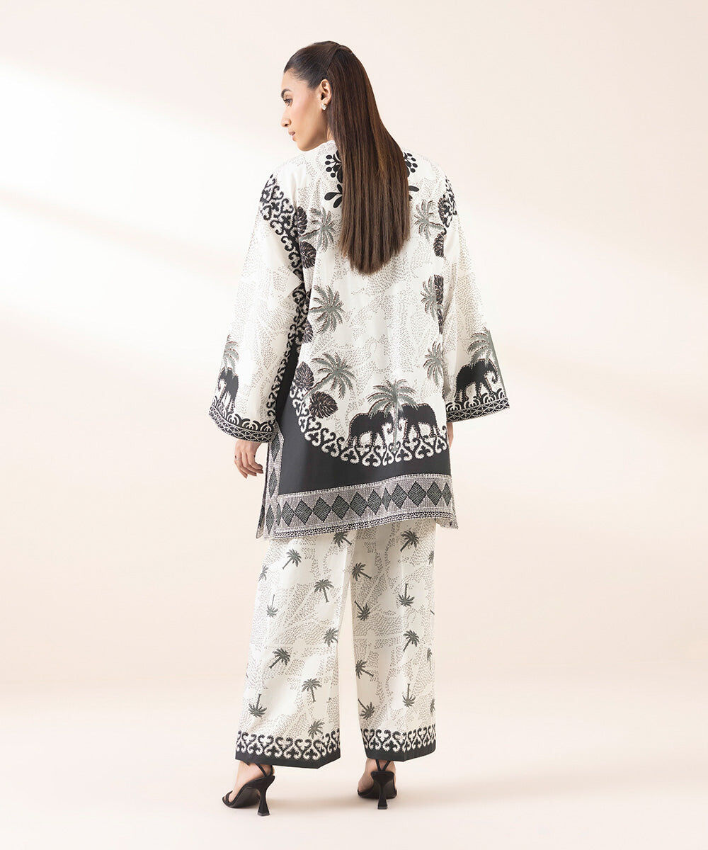 Woman - White Embroidered Cambric Shirt