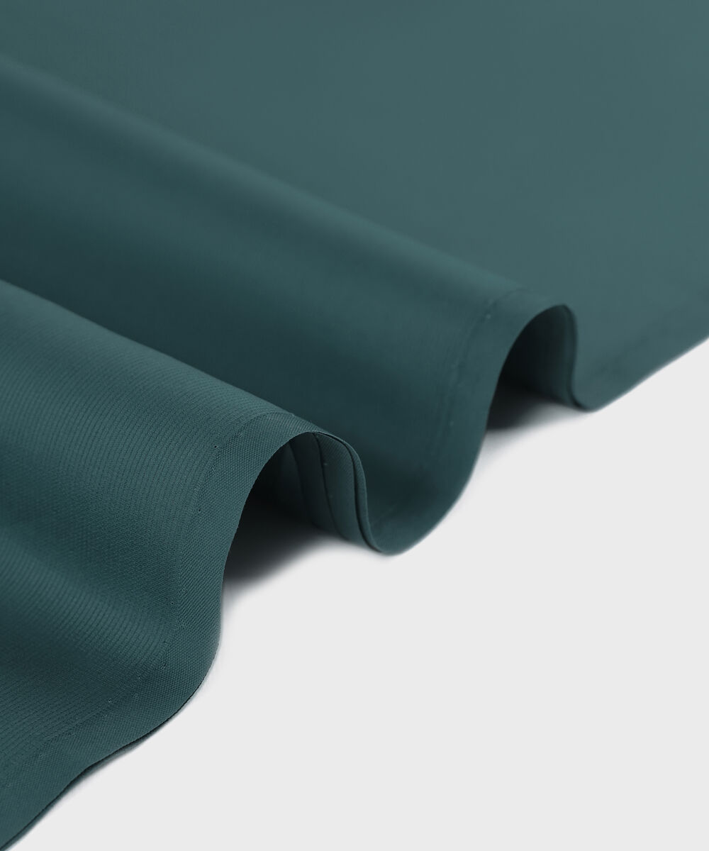 Men Unstitched Cotton Green Full Suit Fabric