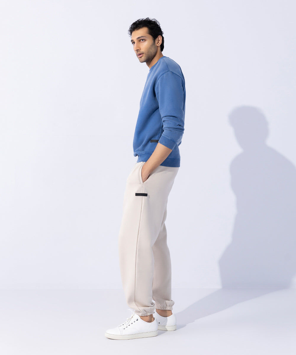 Woman - Blue Unisex Acid Washed Sweatshirt