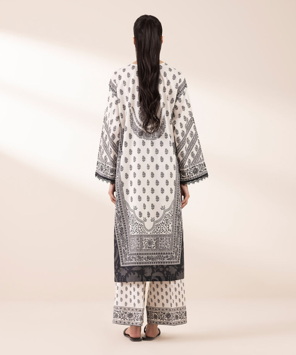 Women's RTW Lawn Multi Printed Boxy Shirt