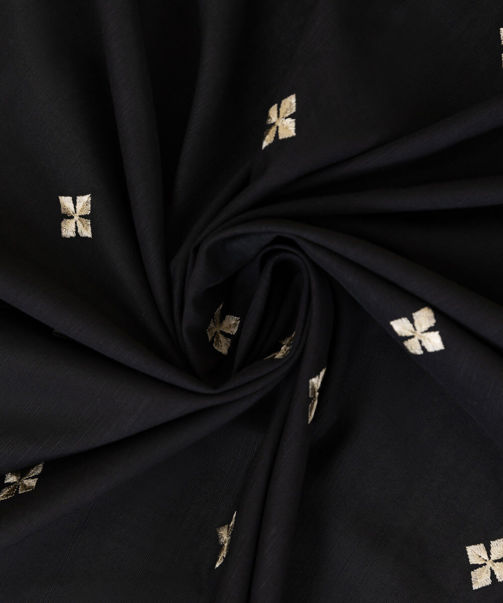Khaddar Black Embroidered Dupatta