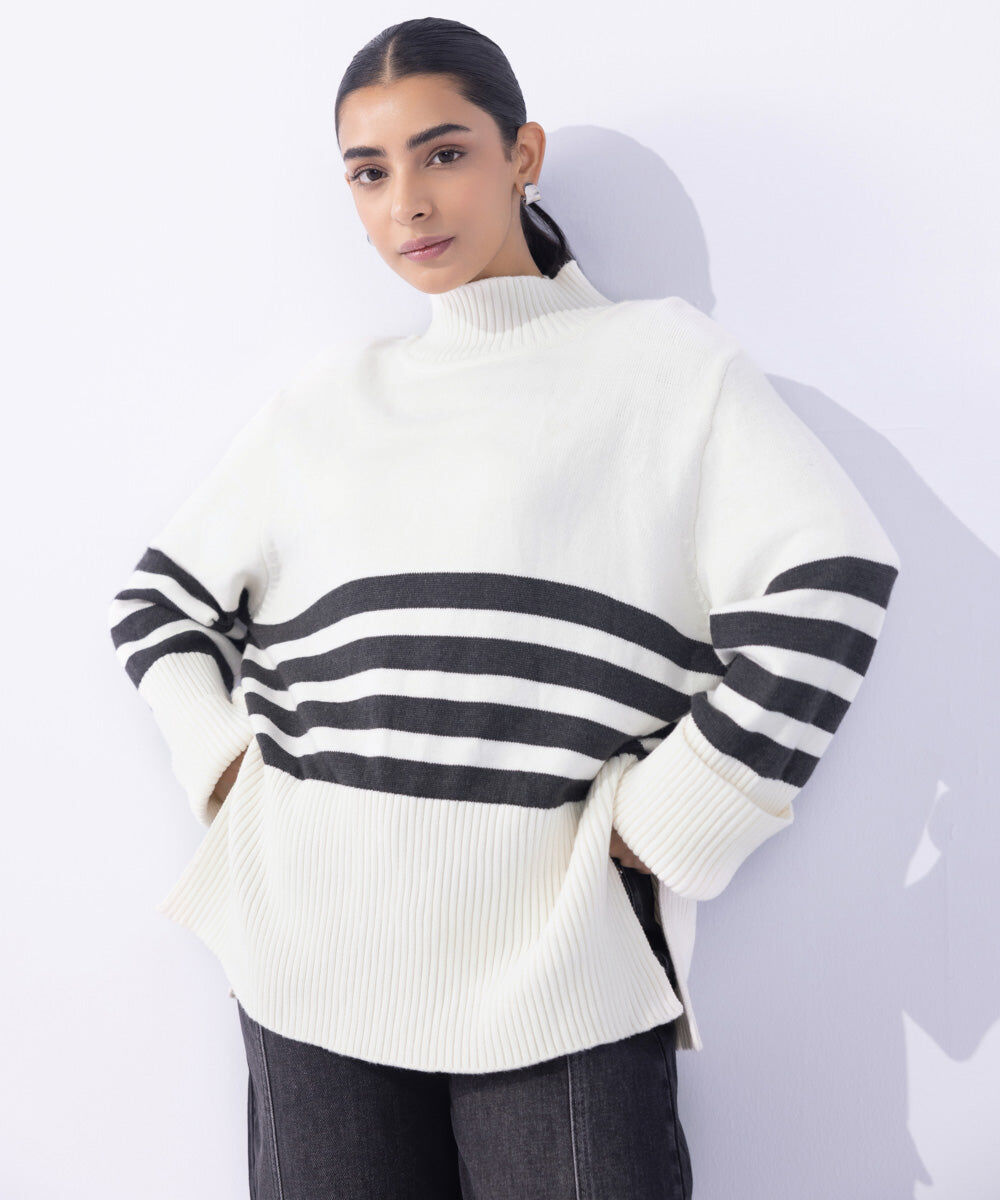 Woman - Multi Loose-Fit Striped Sweater