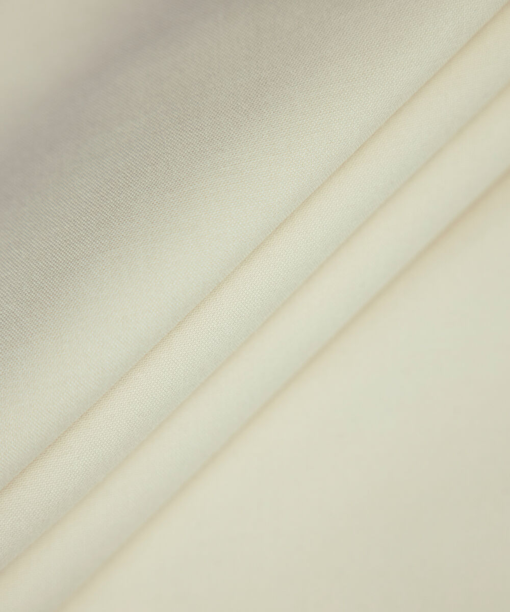 Men's Unstitched cream luxury wool blend Suit