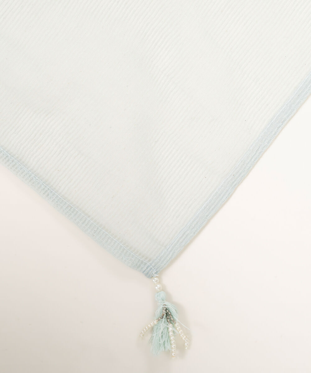 Blended Dobby Karandi Solid Green Dupatta