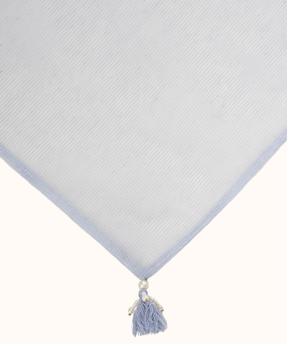 Blended Dobby Karandi Solid Purple Dupatta