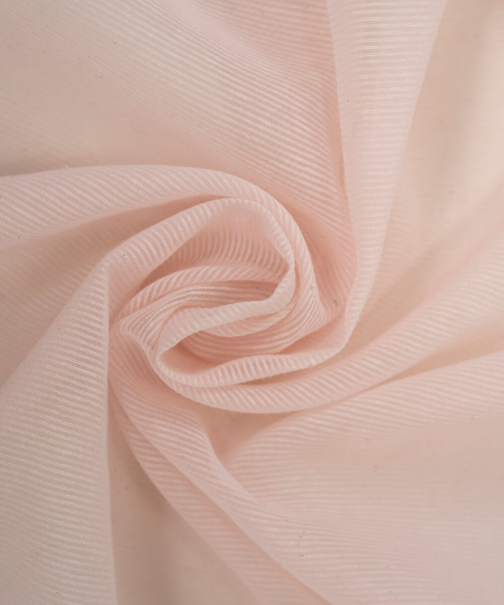 Blended Dobby Karandi Solid Pink Dupatta