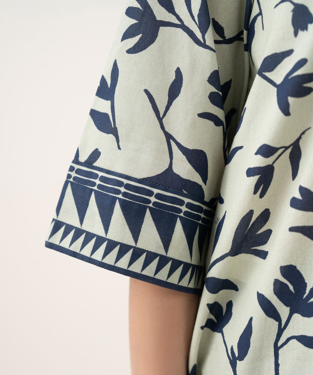 Women's Unstitched Lawn Printed Multi Shirt