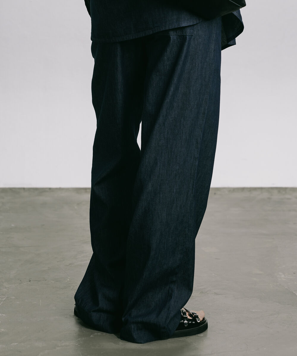 Women's Western Wear Blue Pull-On Trouser