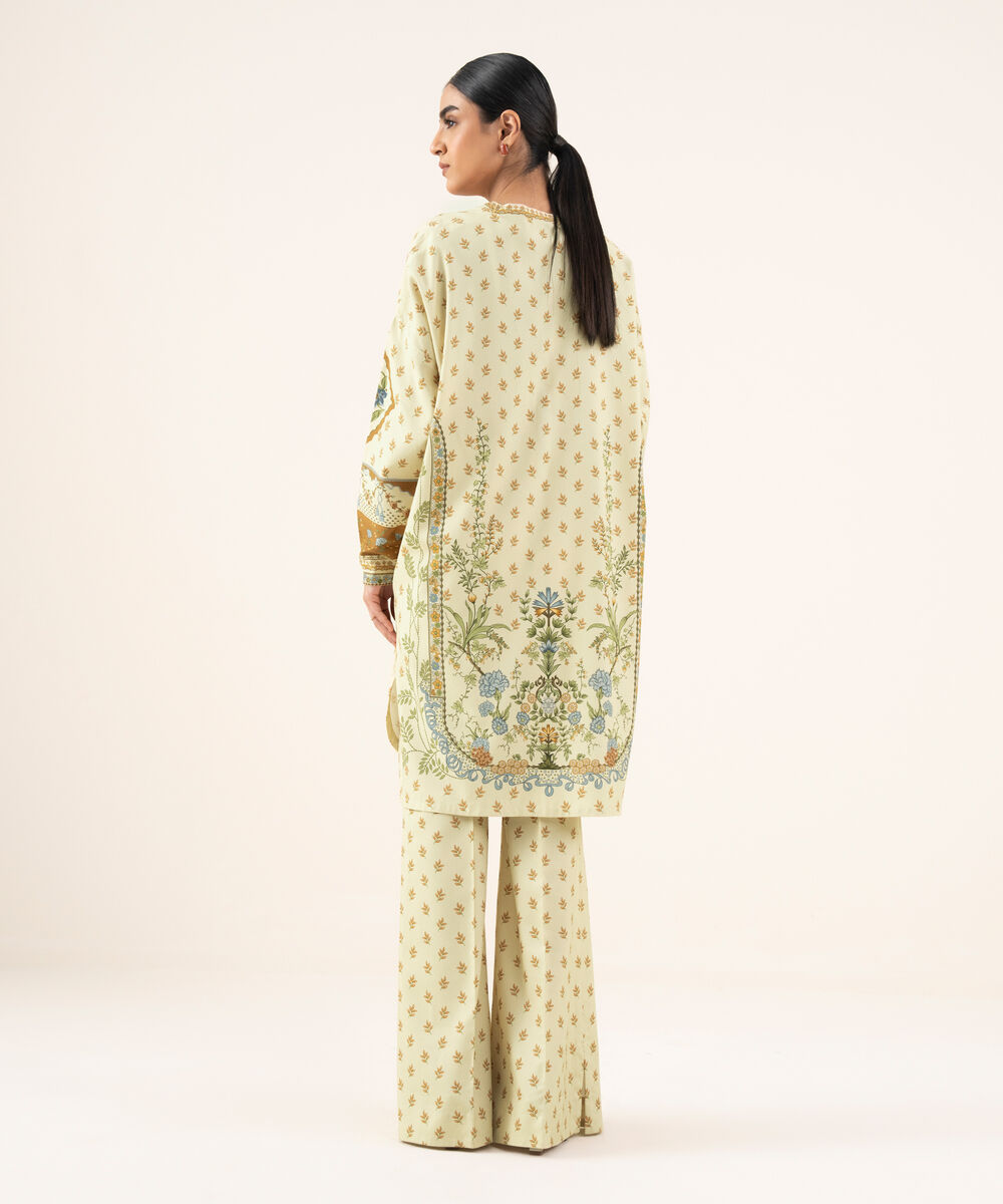 Women's Unstitched Lawn Printed Multi 2 Piece Suit