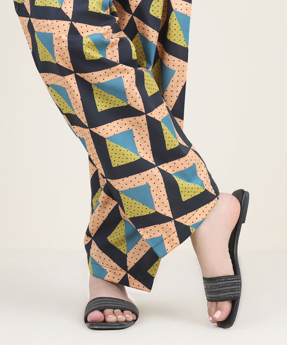 Women's RTW Cambric Multi Printed Shalwar