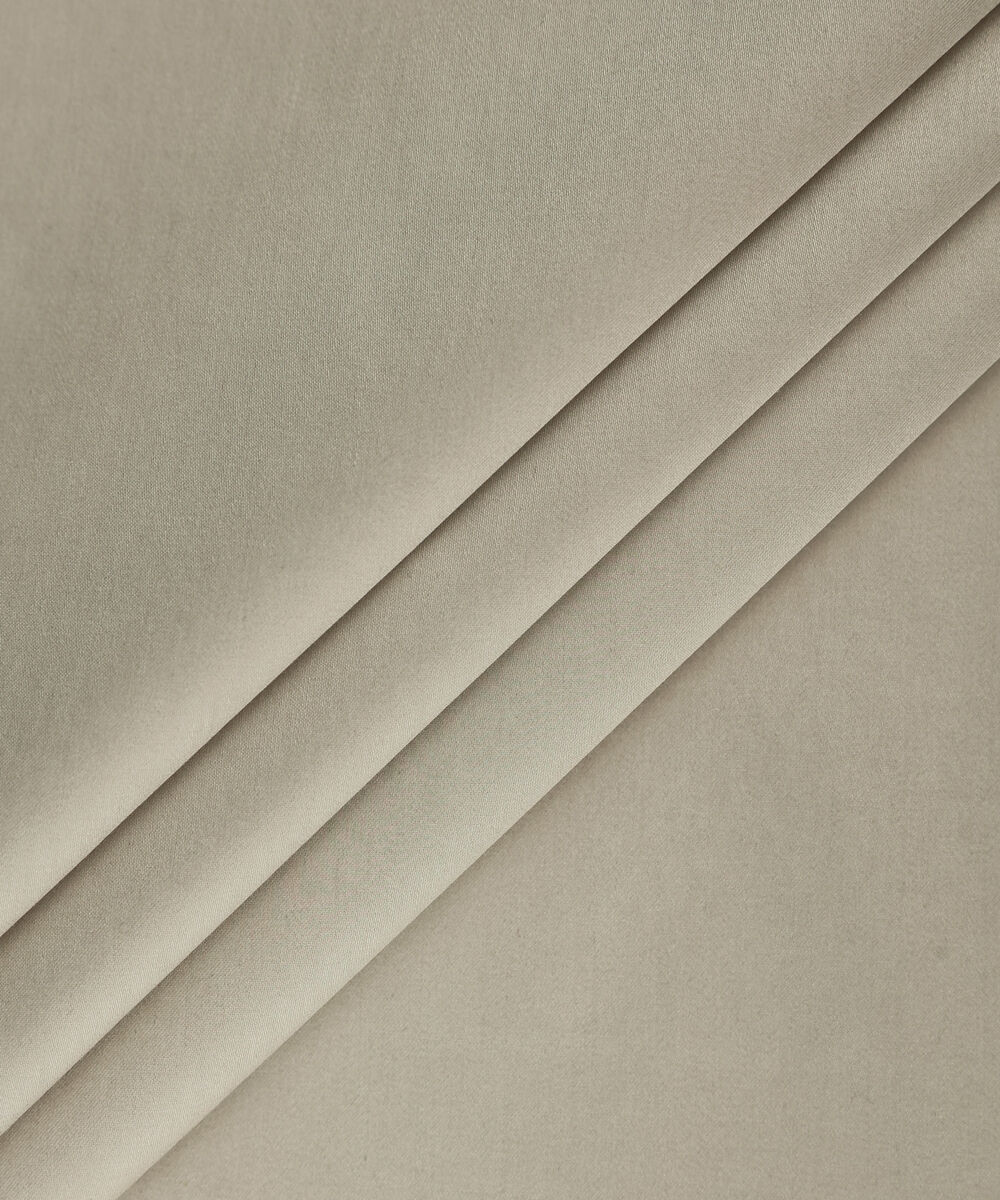 Men Unstitched Cotton Beige Full Suit Fabric