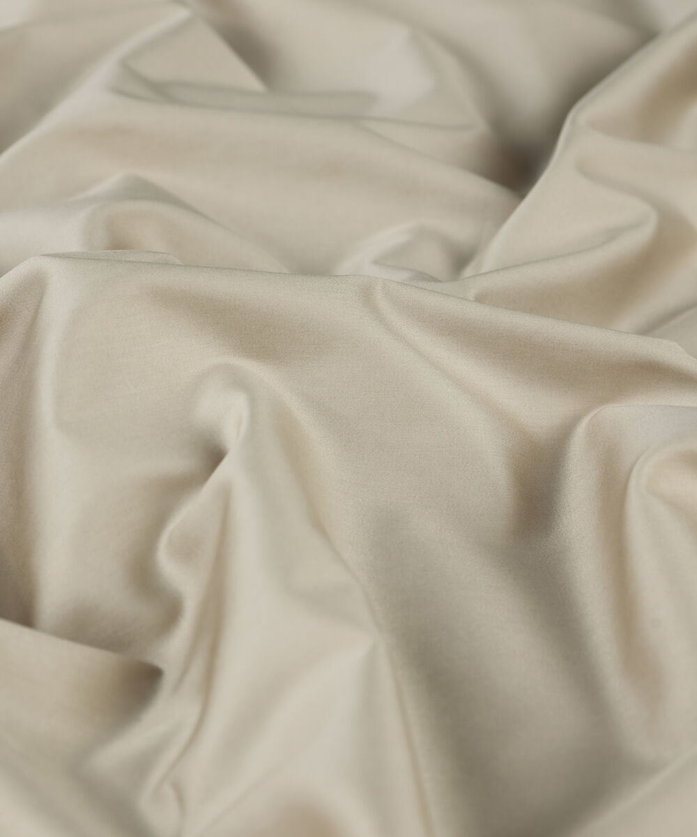 Men Unstitched Cotton Beige Full Suit Fabric