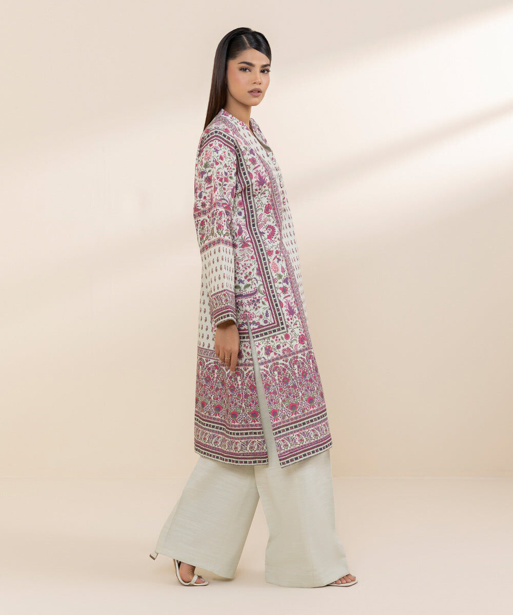 Women's Pret Khaddar Multi Printed 3 Piece Suit