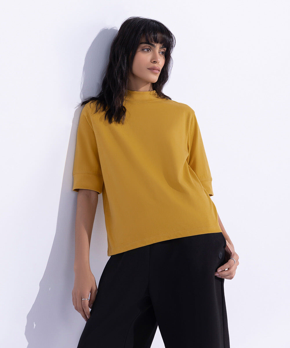 Woman - Yellow Heavy Weight T-Shirt