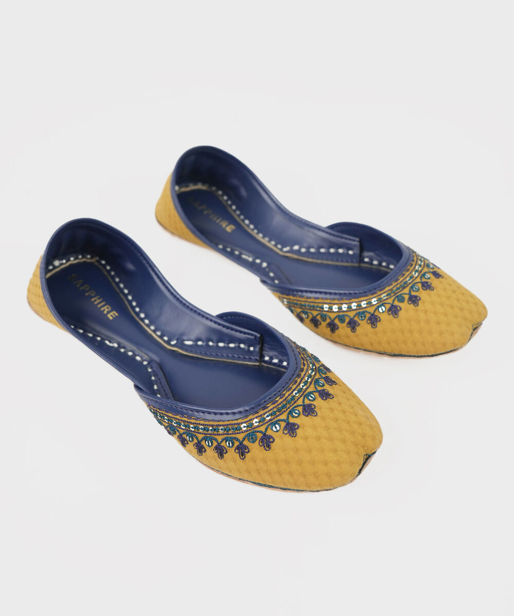 Women's Mustard Khussa