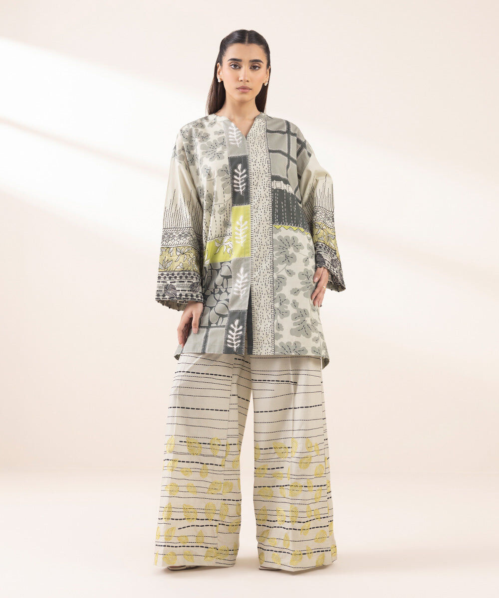Woman - Multi Embroidered Cambric Shirt