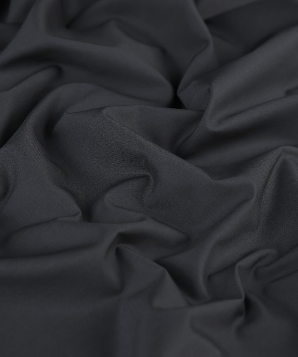 Men Unstitched Cotton Grey Full Suit Fabric