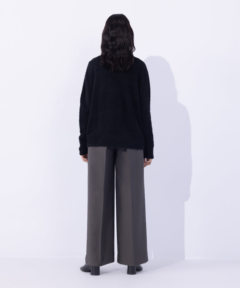 Woman - Black Soft Touch Knit Cardigan