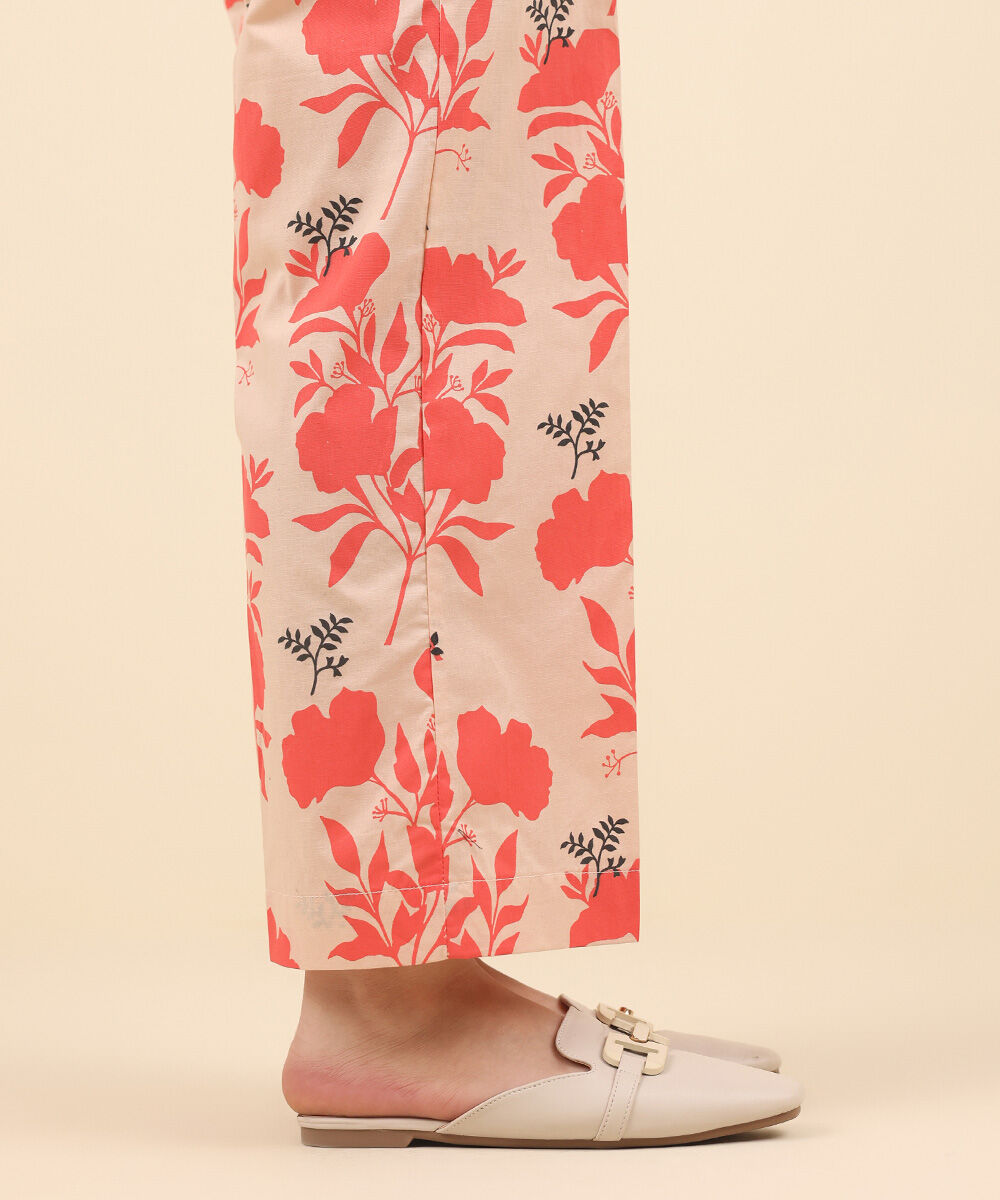 Women's Pret Cambric Multi Printed Straight Pants