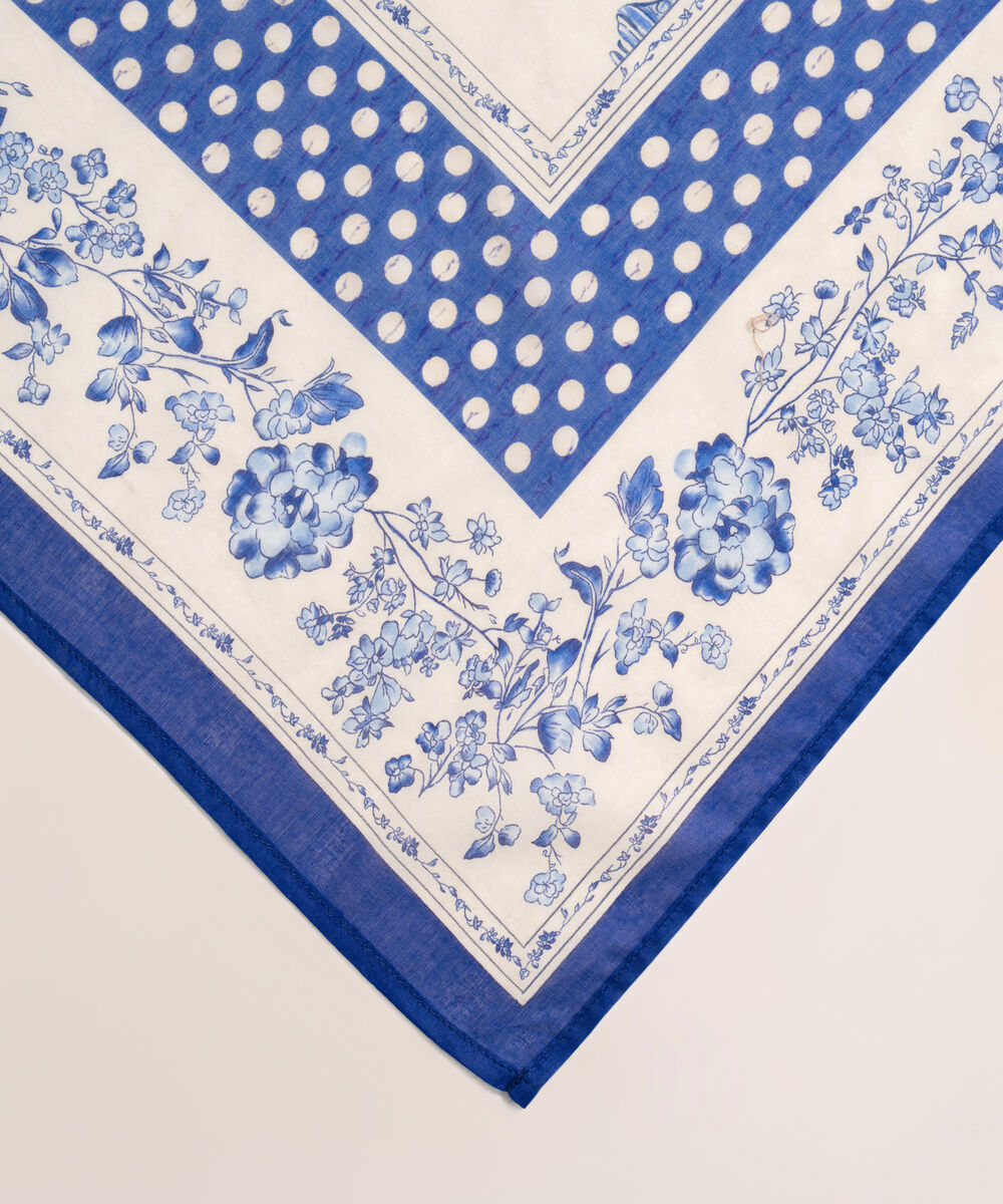 Lawn Printed White Dupatta