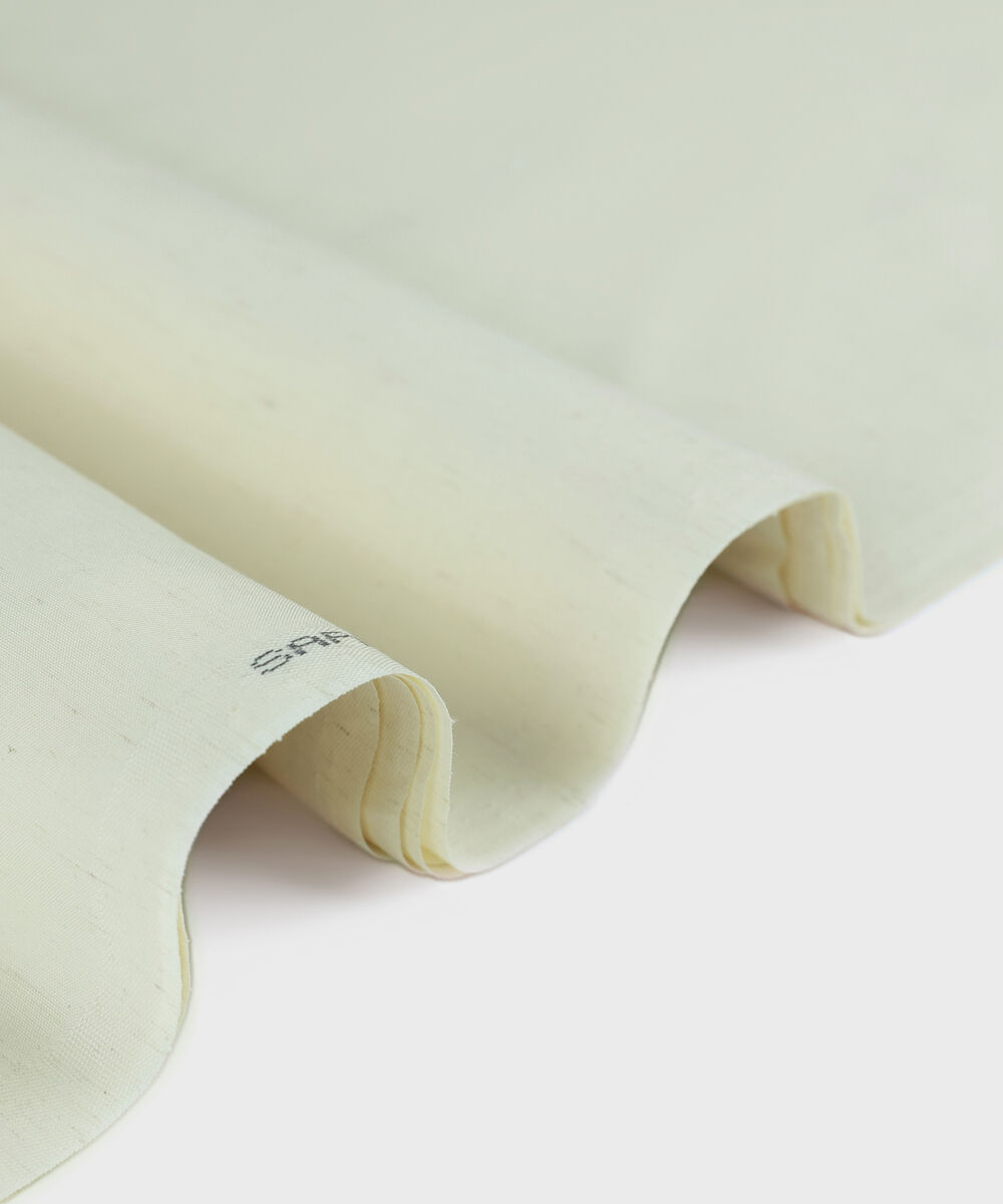 Men Unstitched Viscose Off White Full Suit Fabric