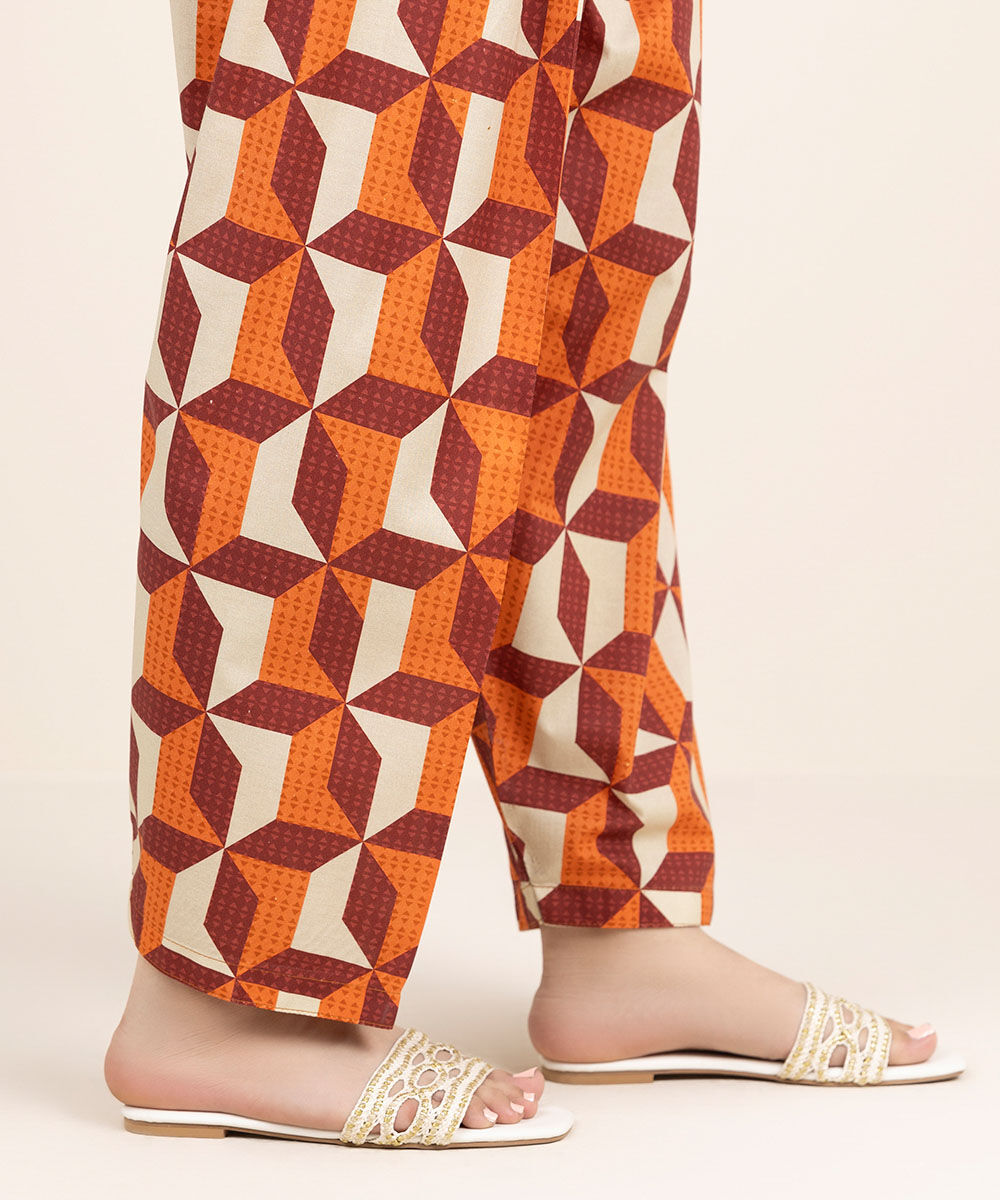 Women's RTW Cambric Multi Printed Shalwar