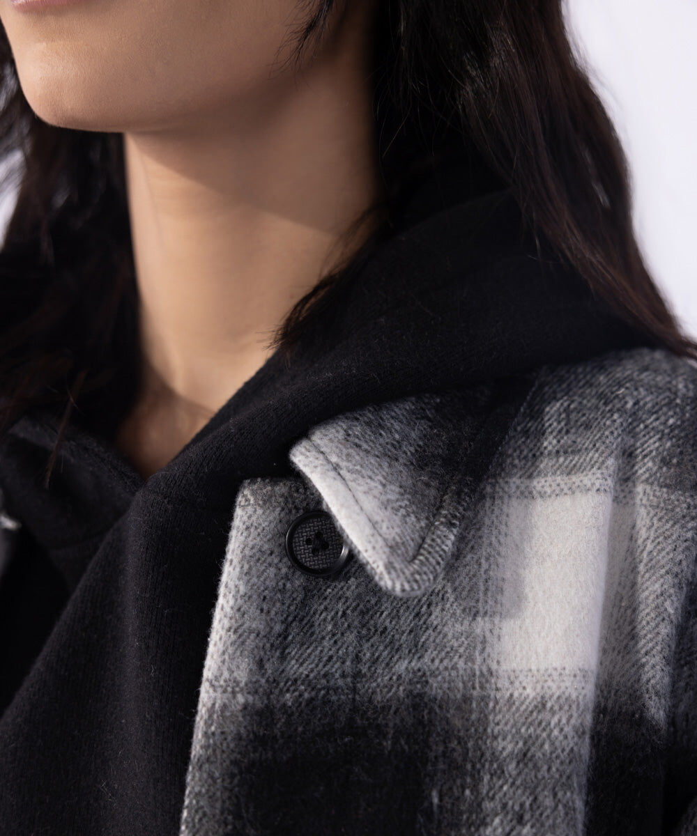 Woman - Multi Fuzzy Checkered Overshirt