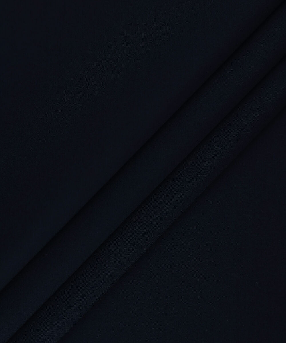 Men Unstitched Cotton Blue Full Suit Fabric