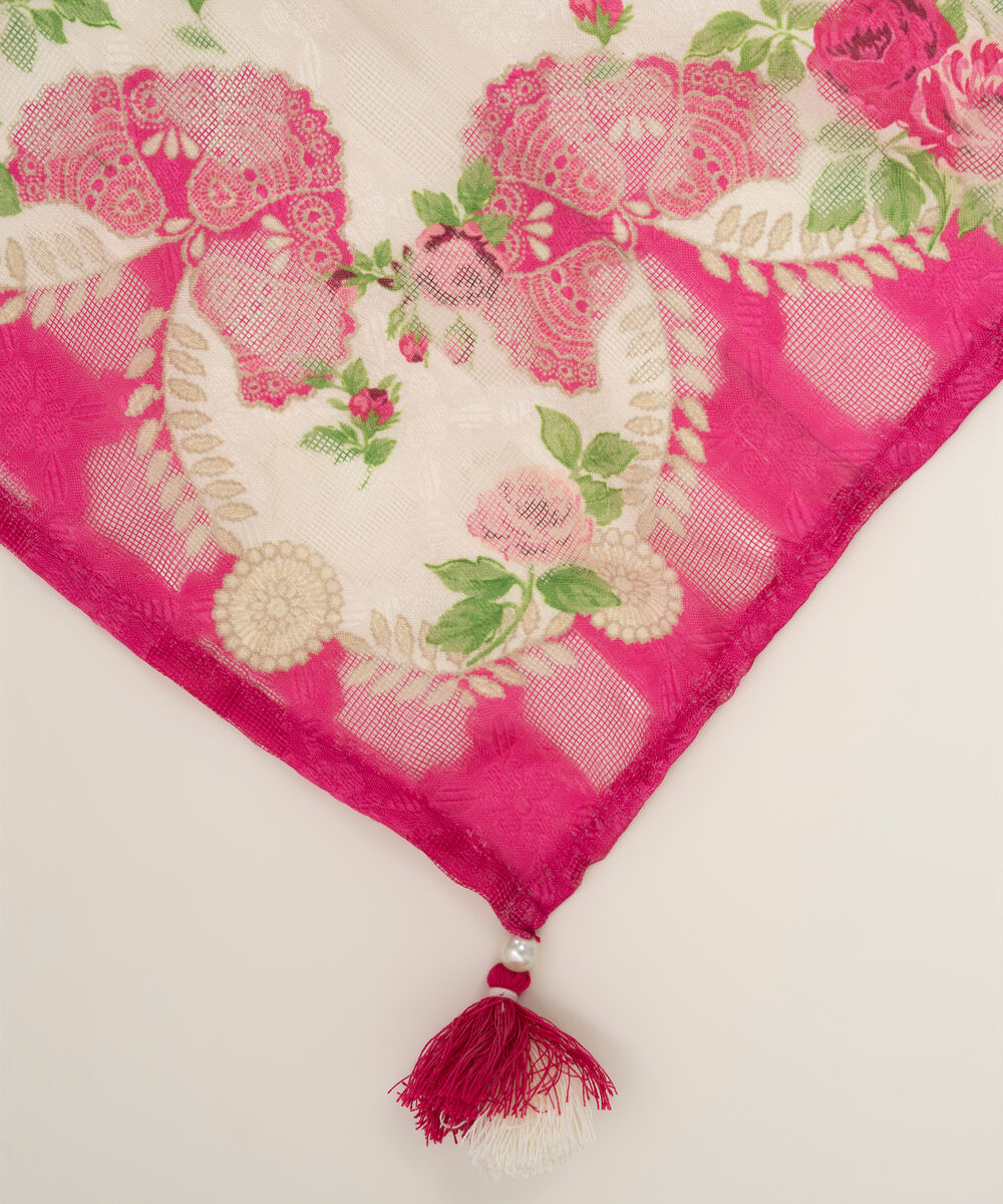 Brochea Jacquard Printed Multi Dupatta