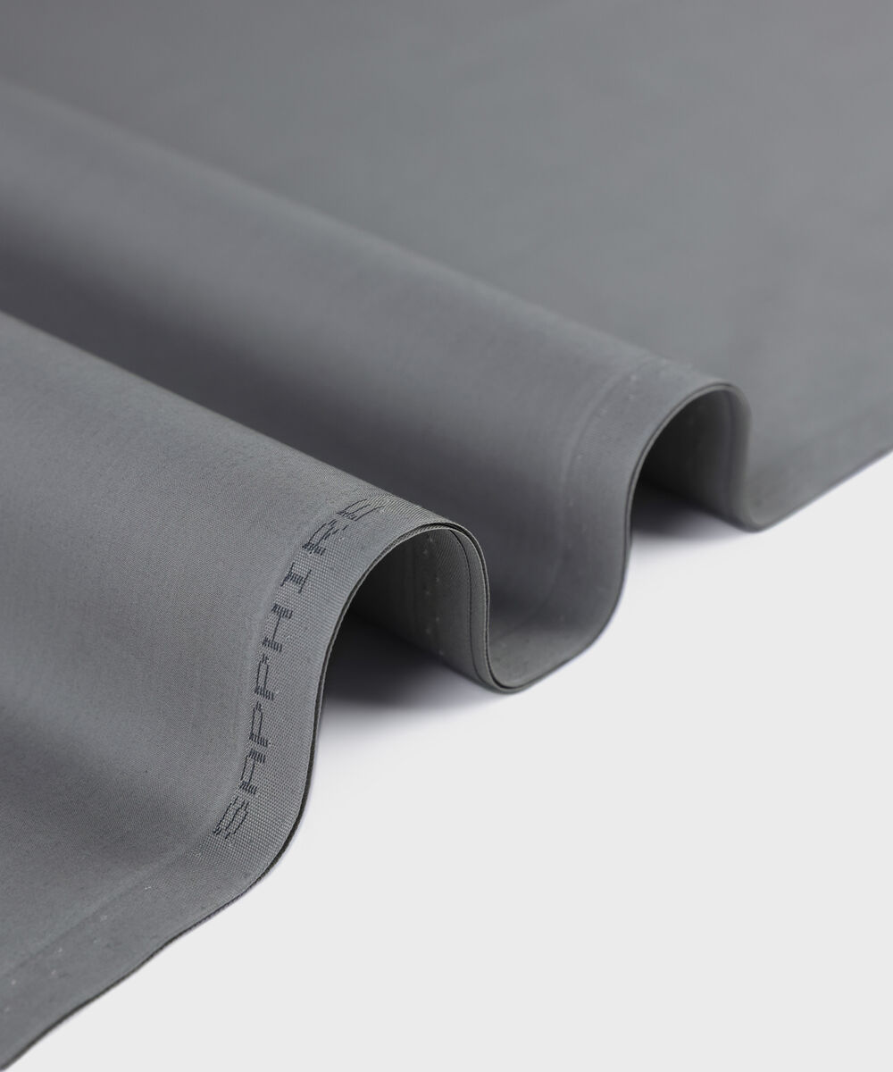 Men Unstitched Cotton Purple Full Suit Fabric