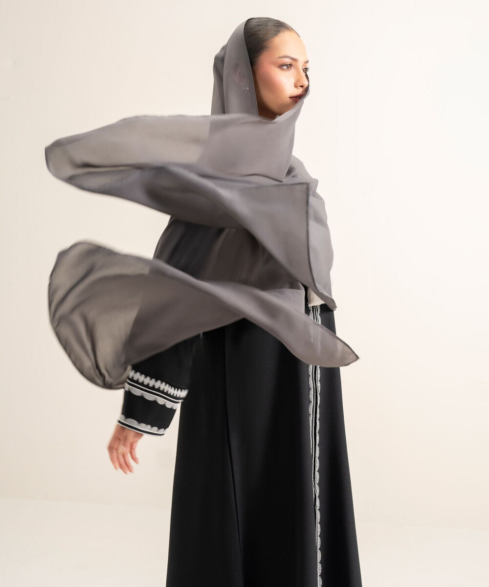 Women's Grey Basic Hijab