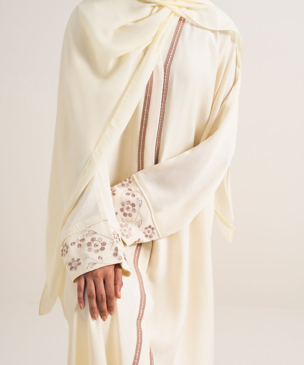 Women's Multi  Printed Kaftan Abbaya Set