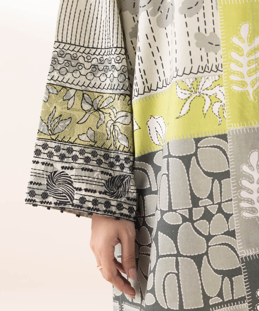 Woman - Multi Embroidered Cambric Shirt