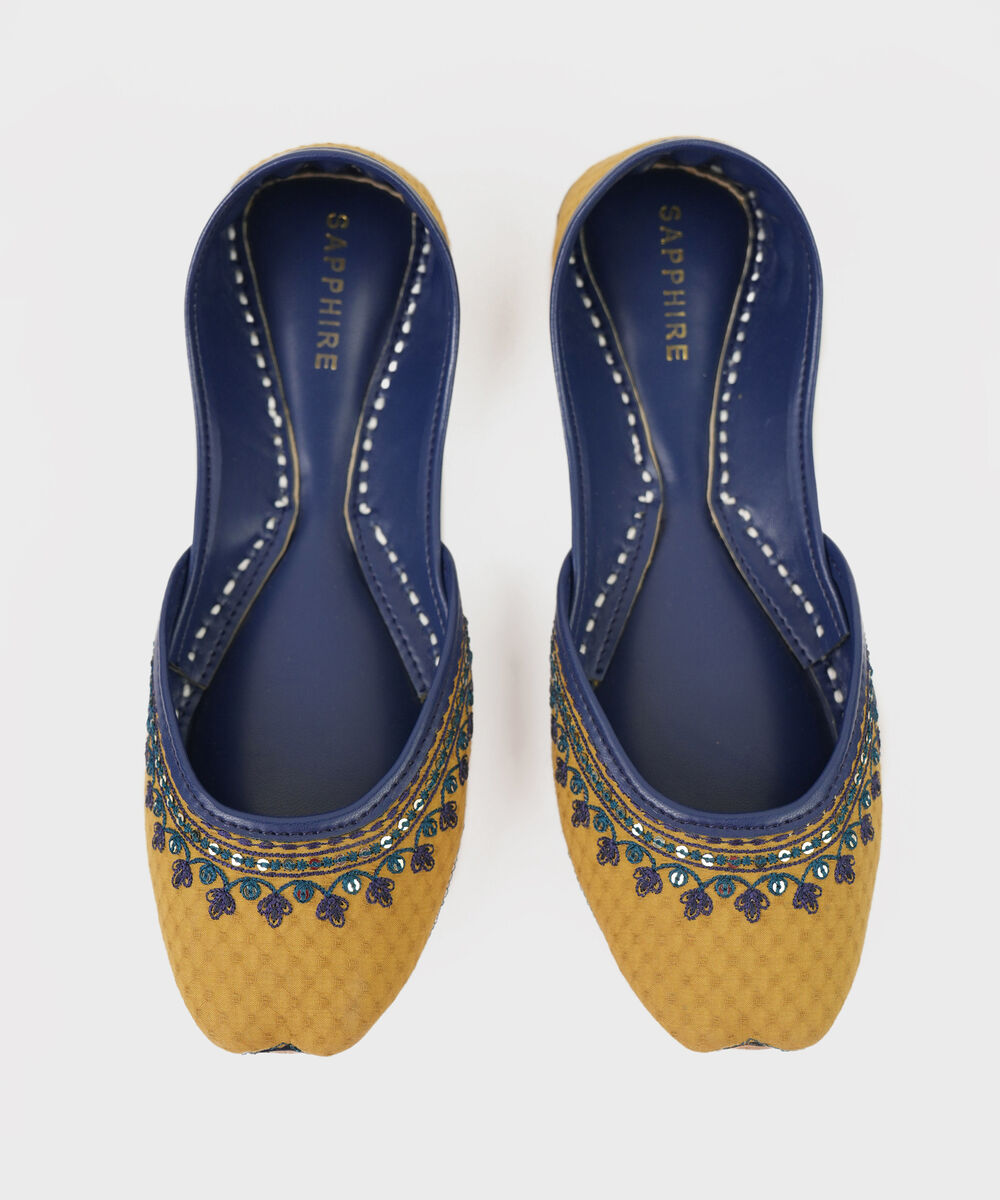 Women's Mustard Khussa