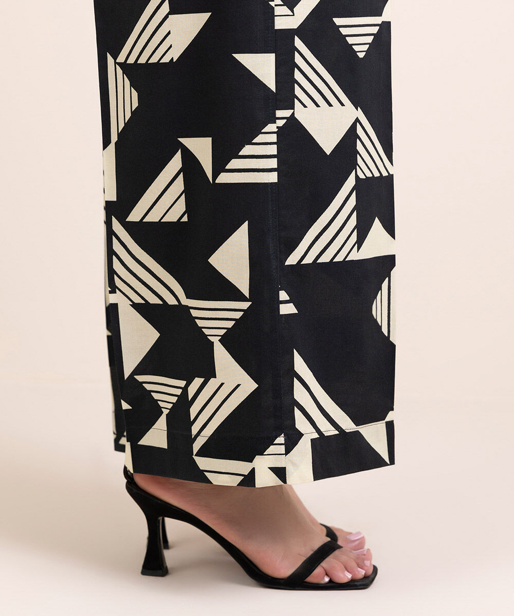 Woman - Printed Cambric Culottes