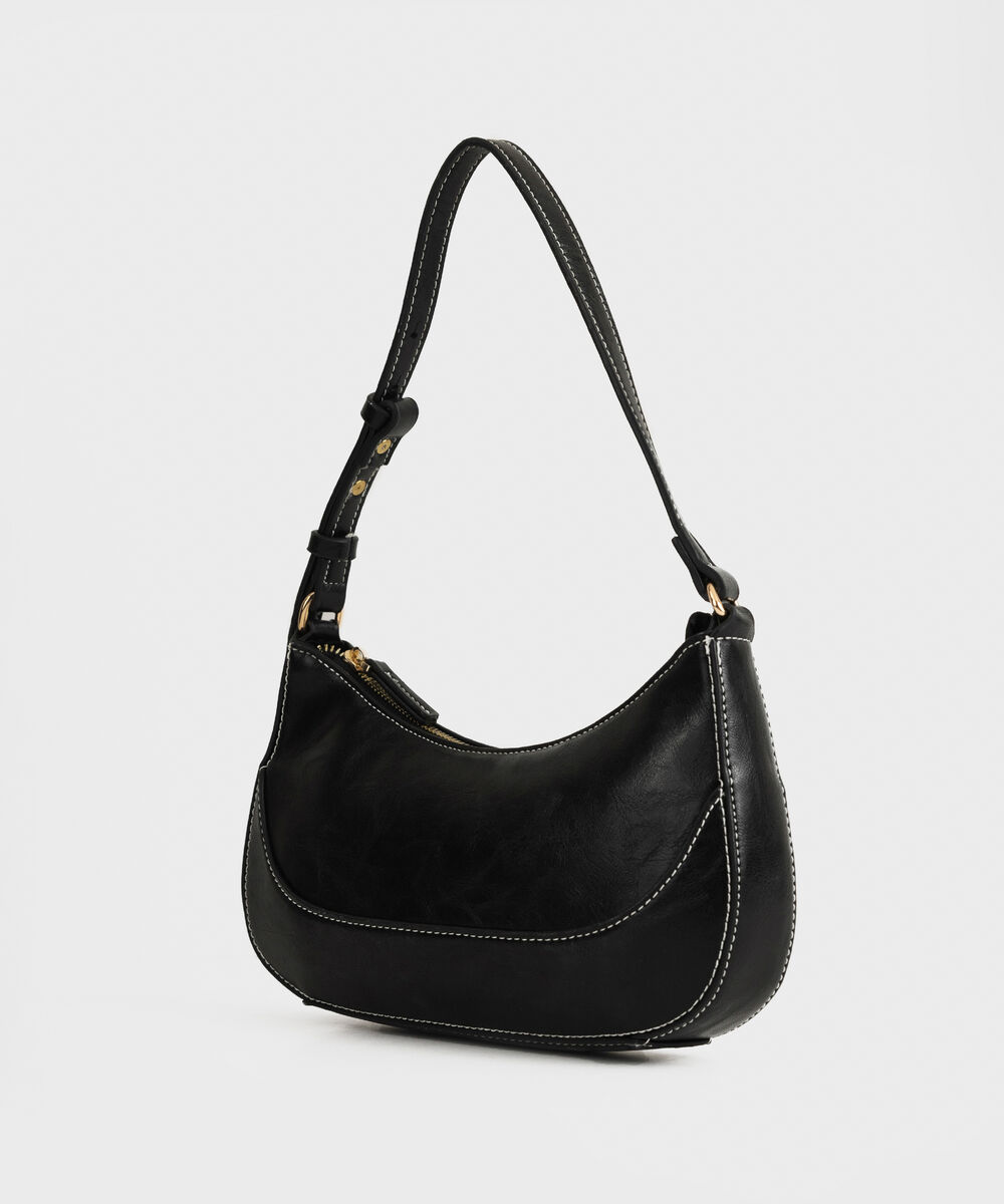 Women's Black Shoulder Bag