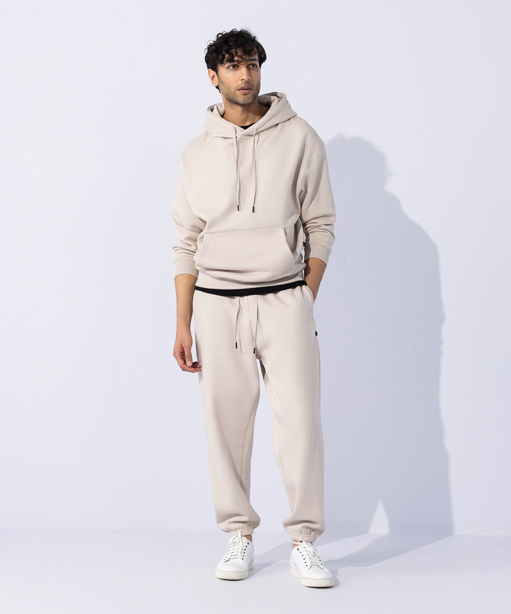 Woman - Off White Unisex Jogging Trousers