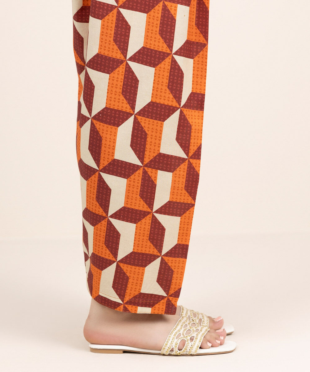 Women's RTW Cambric Multi Printed Shalwar