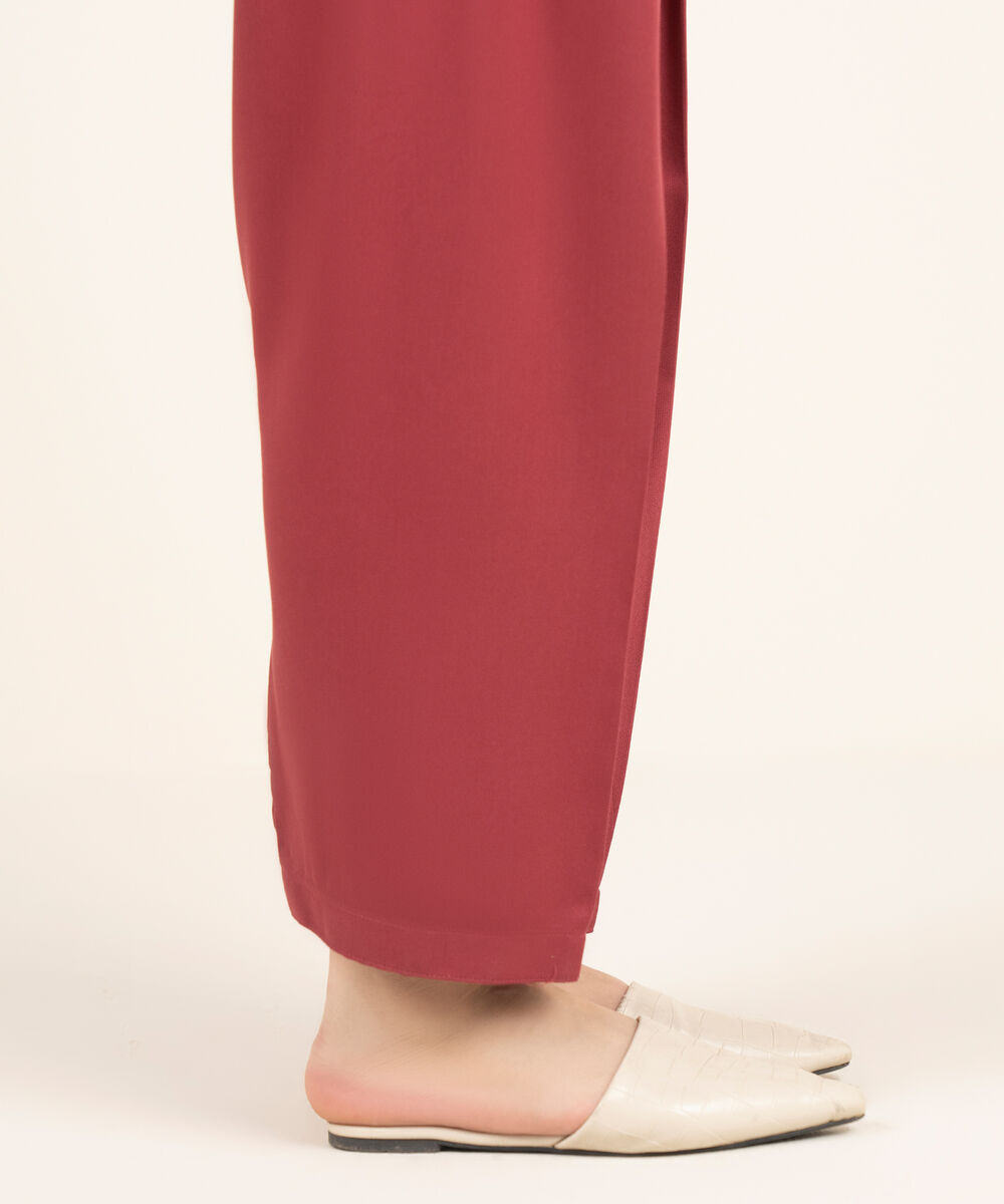 Women's RTW Bedford Solid Pink Shalwar