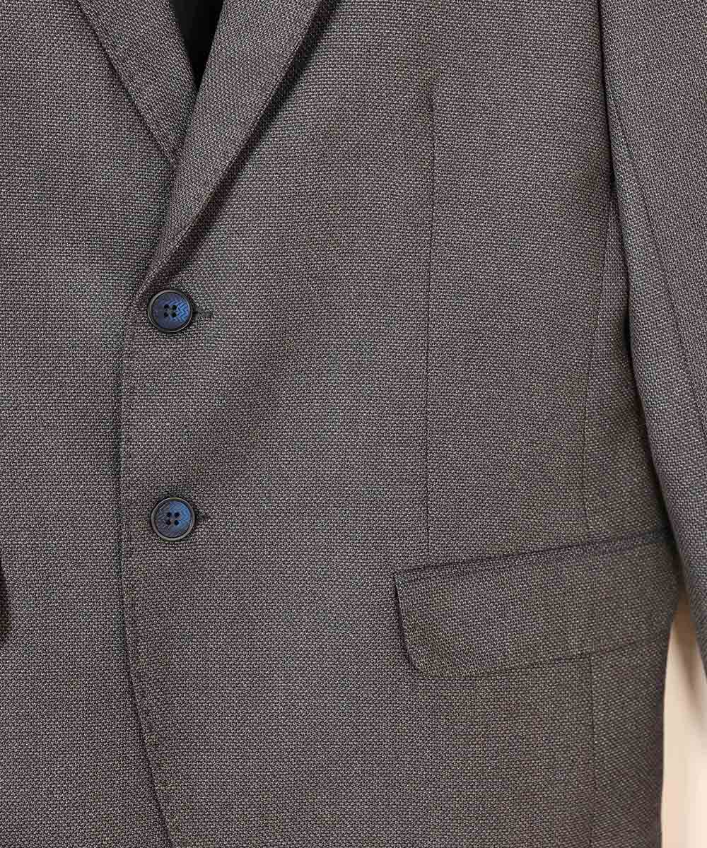 Men's Stitched Grey Tropical Fabric Coat