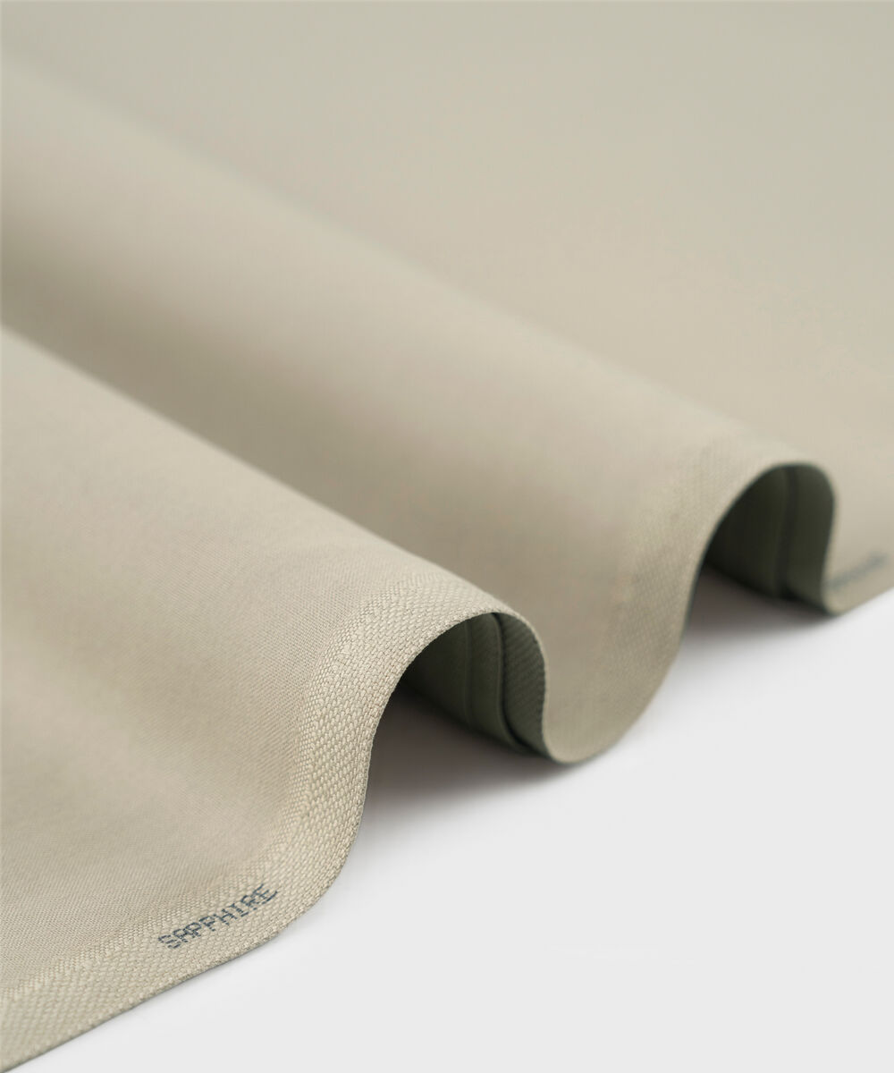 Men's Unstitched Mint Textured Wash & Wear Suit