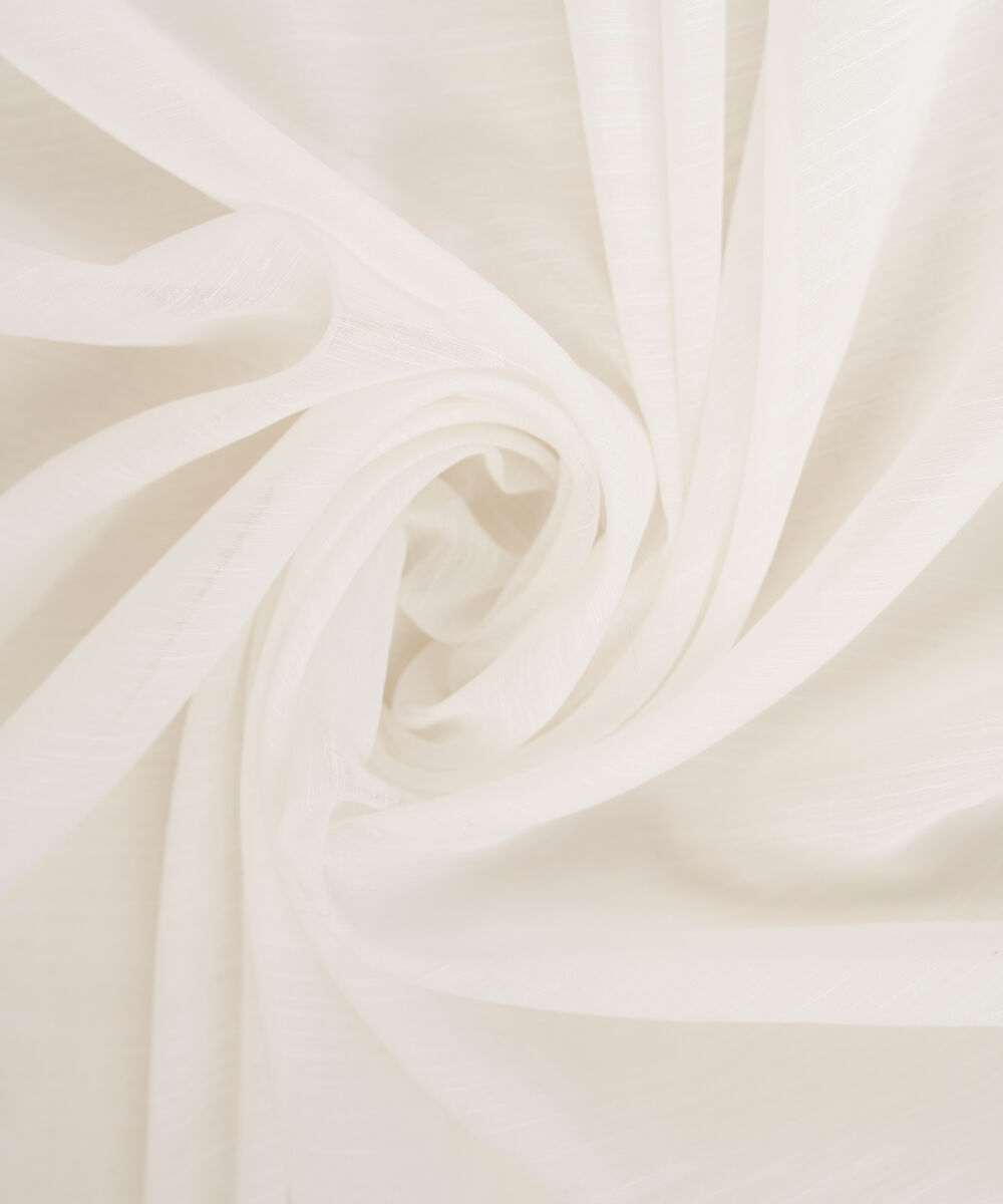 Manaar Solid White Dupatta