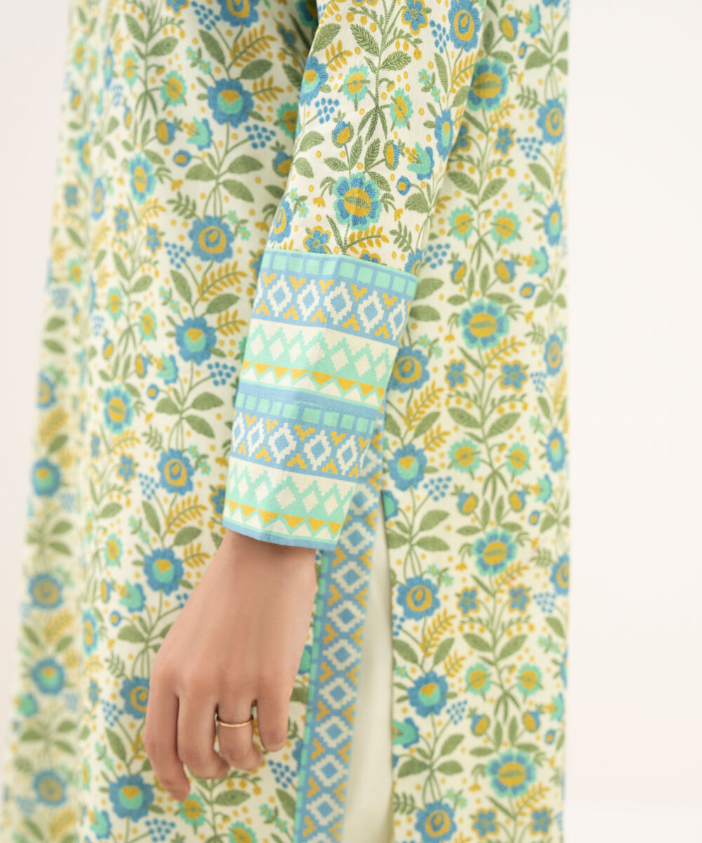 Women's Unstitched Lawn Printed Multi 3 Piece Suit