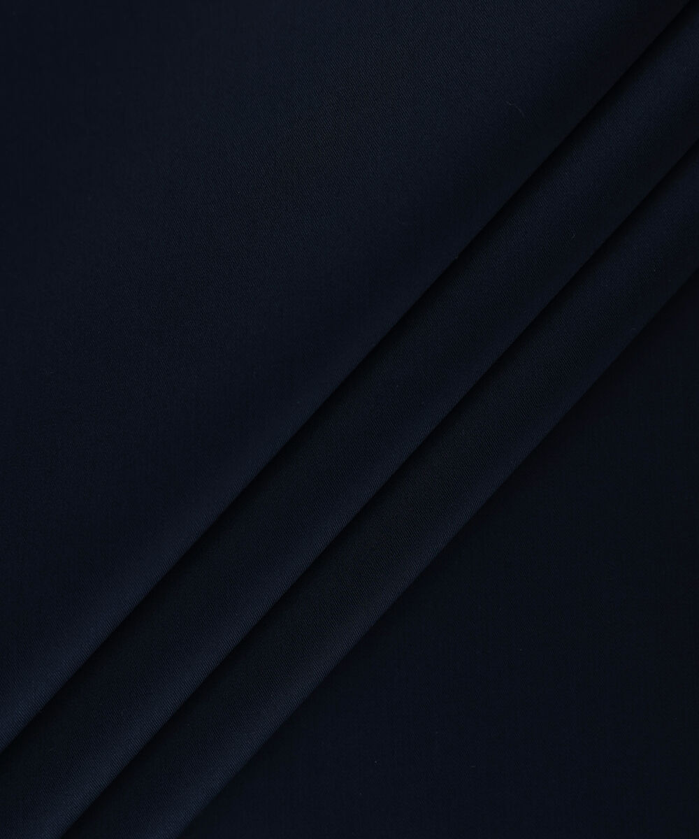 Men Unstitched Cotton Blue Full Suit Fabric