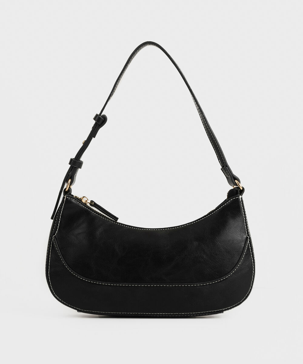 Women's Black Shoulder Bag