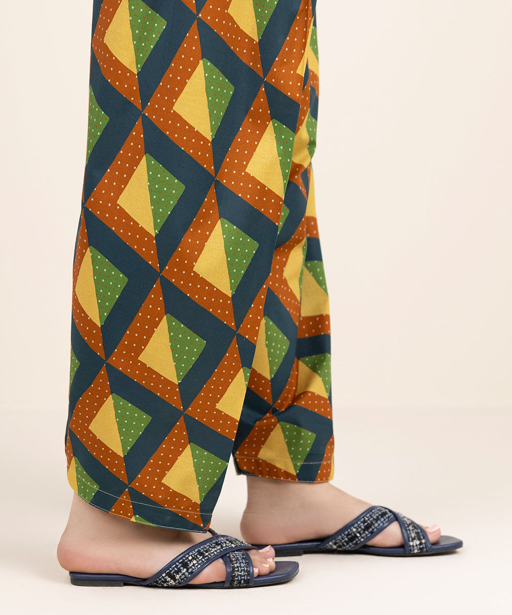 Women's RTW Cambric Multi Printed Shalwar