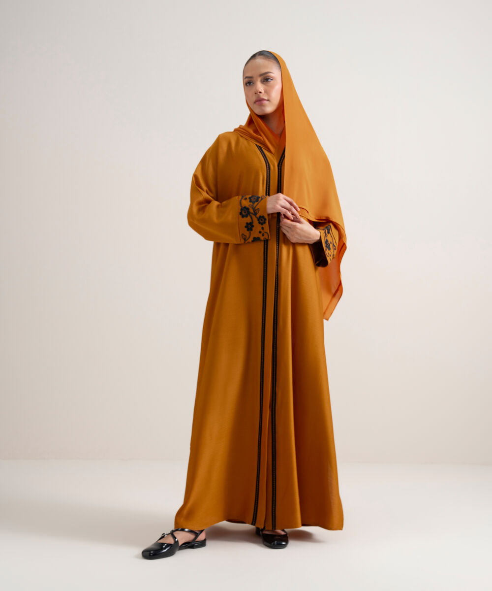 Women's Light Blue Kaftan Abbaya Set