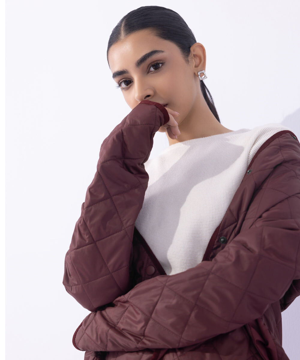 Woman - Red Light Quilted Jacket