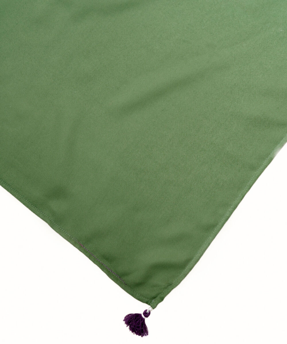 Fine Voile Embroidered Green Dupatta